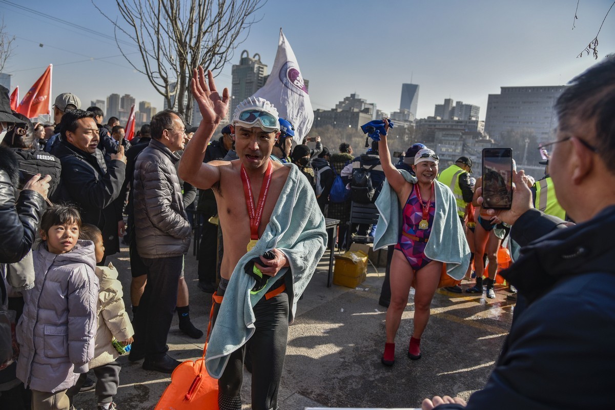 2024年元旦兰州冬泳花絮