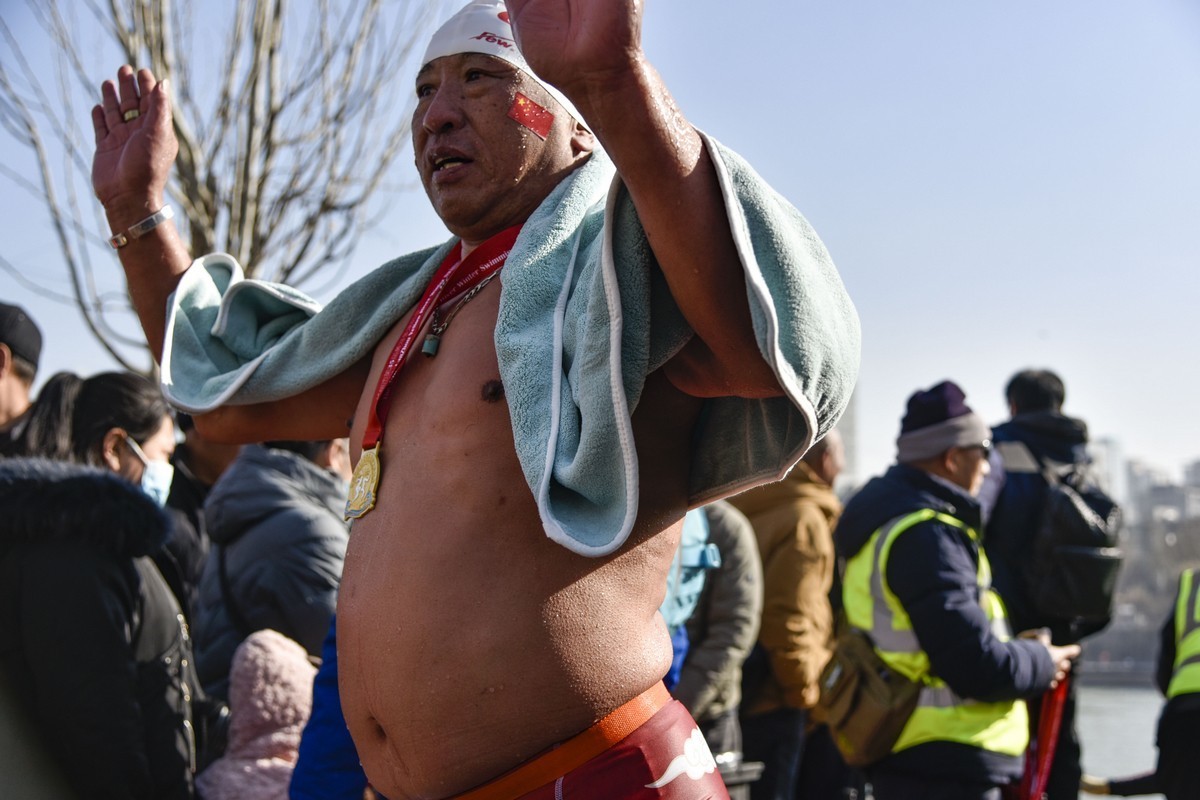 2024年元旦兰州冬泳花絮