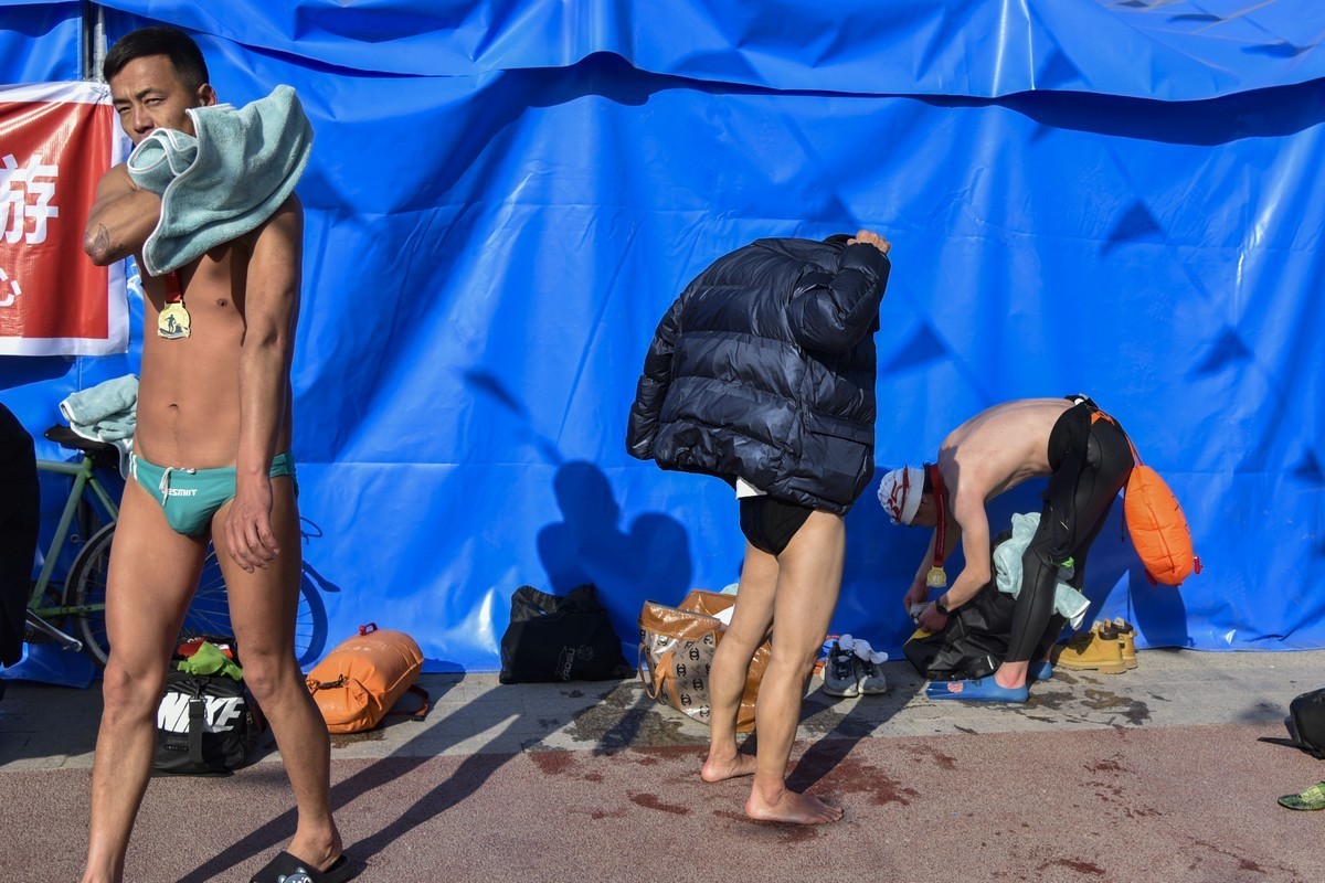 2024年元旦兰州冬泳花絮