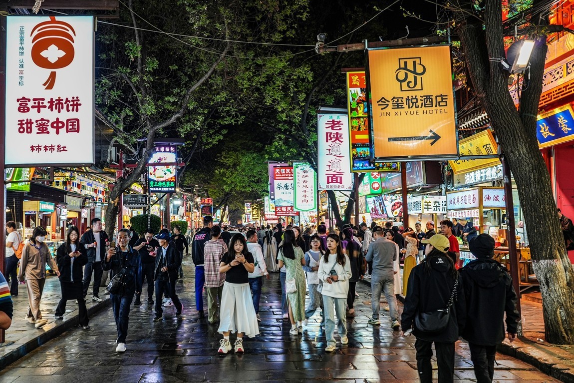 夜游--西安钟鼓楼【4】回民街