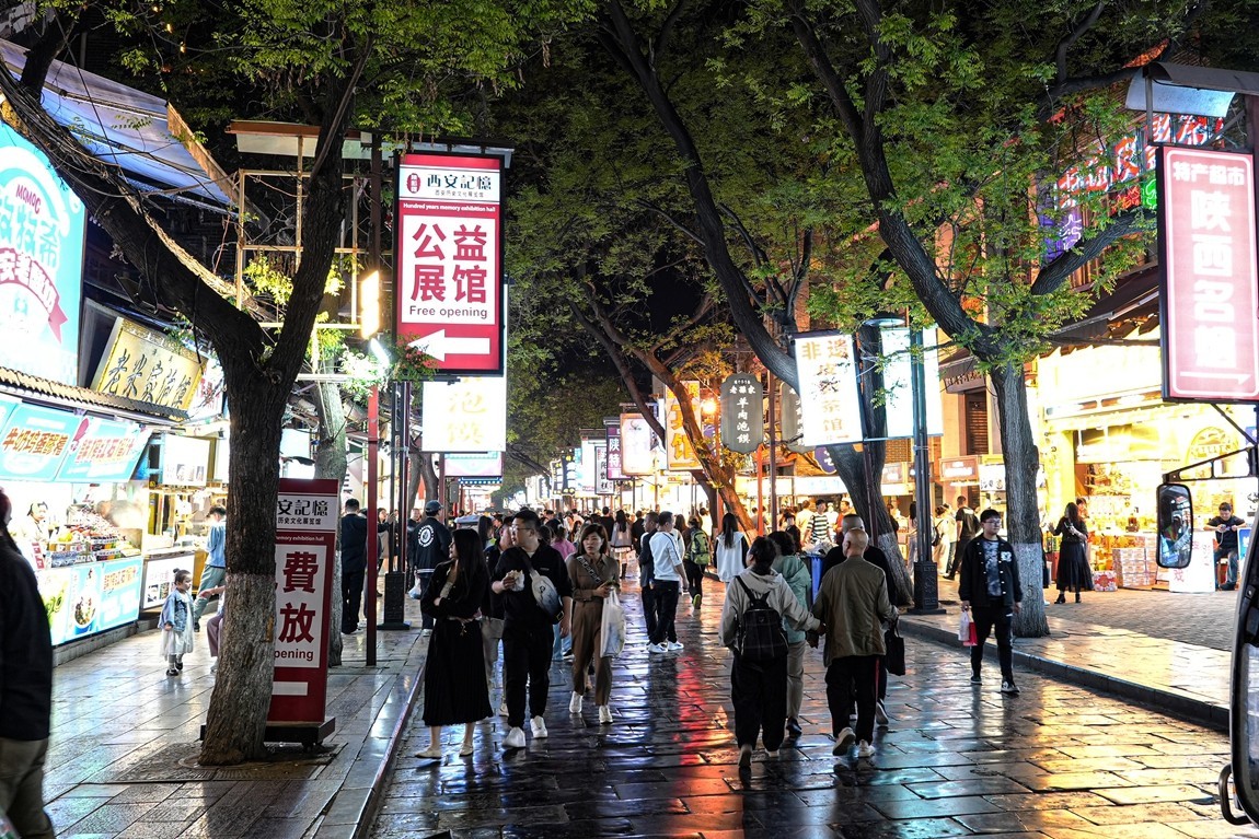 夜游--西安钟鼓楼【4】回民街