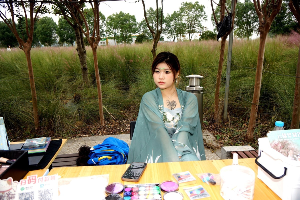 汉阳花博汇的古装美女！