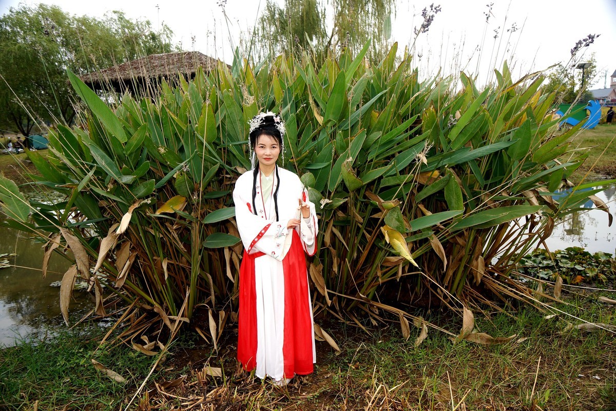 汉阳花博汇的古装美女！