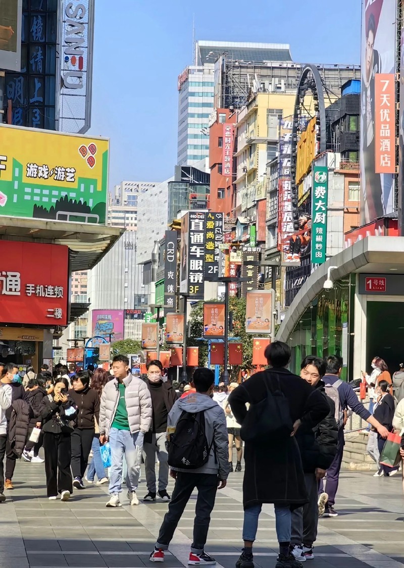 初四;步行街人流-中关村在线摄影论坛
