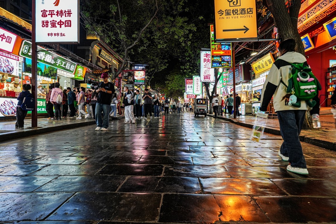 夜游--西安钟鼓楼【4】回民街