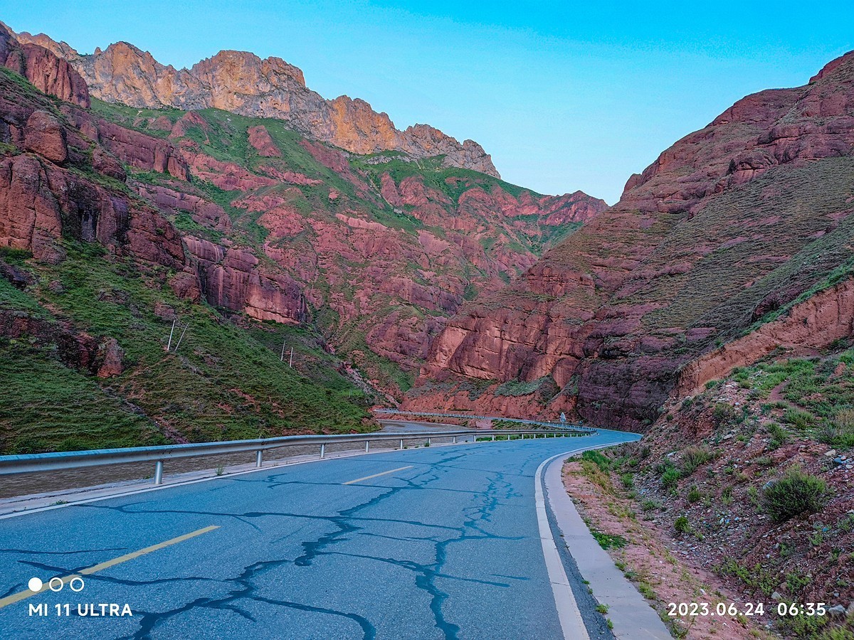 上海～成都～拉萨骑游随拍（86）尺犊镇途中视角
