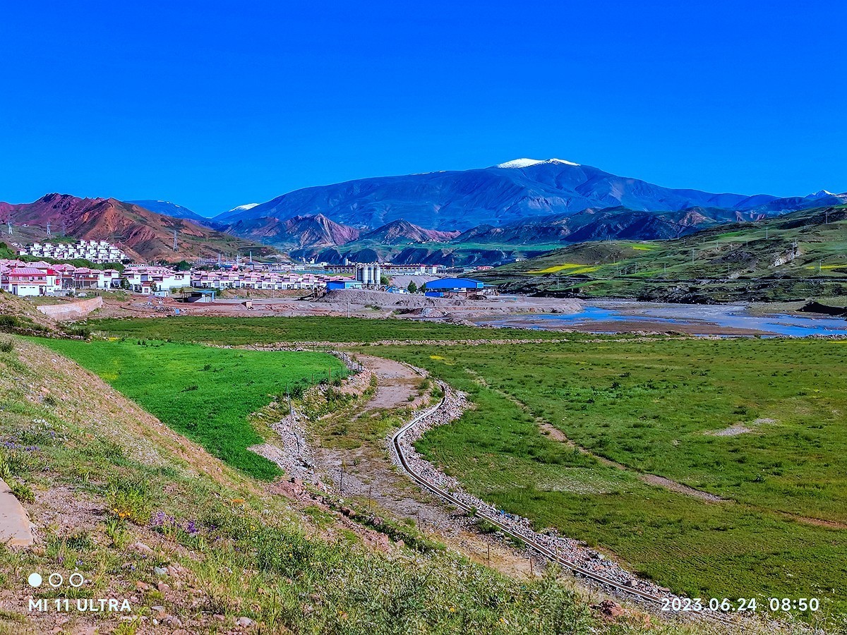 上海～成都～拉萨骑游随拍（86）尺犊镇途中视角