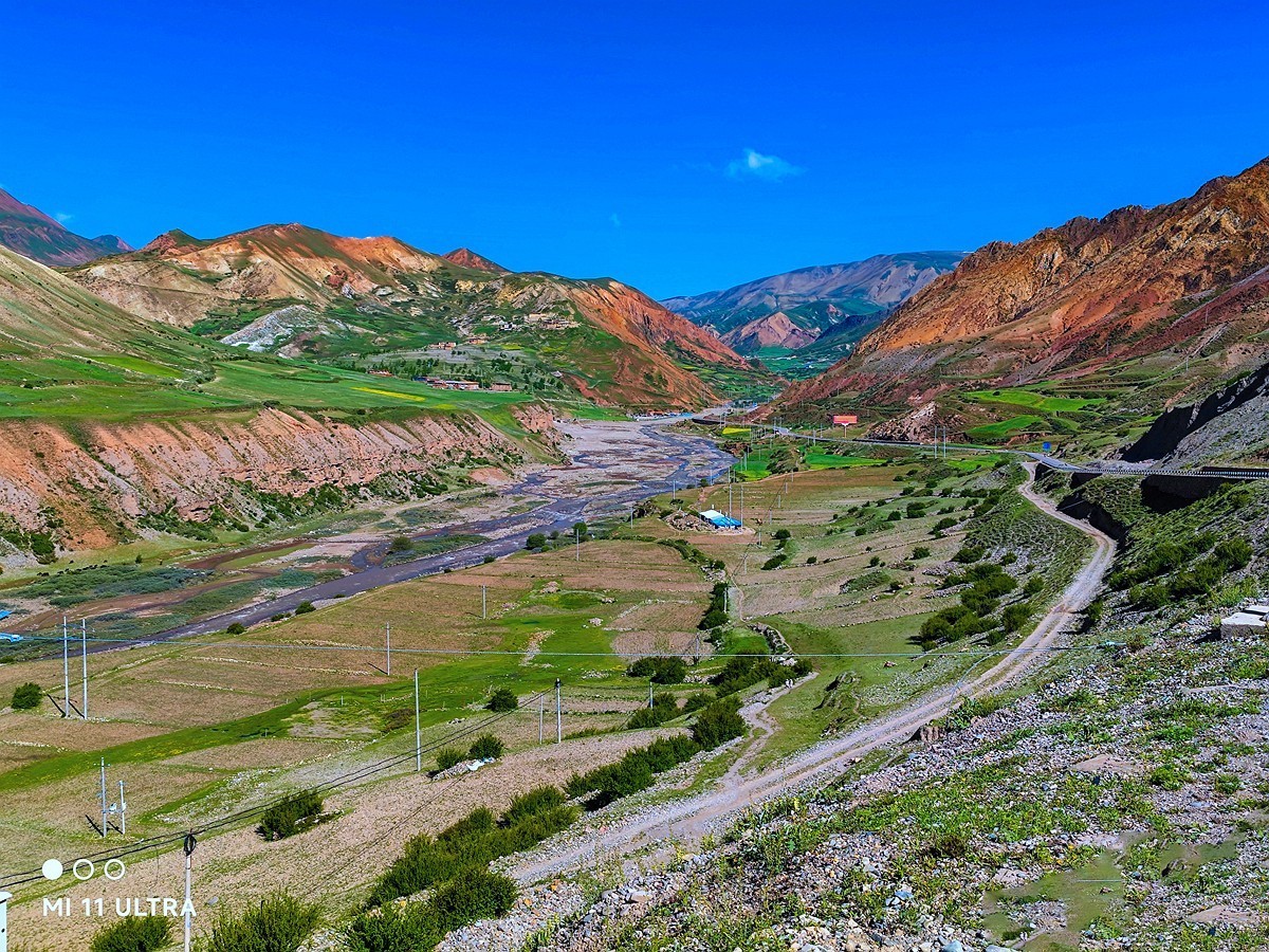 上海～成都～拉萨骑游随拍（86）尺犊镇途中视角