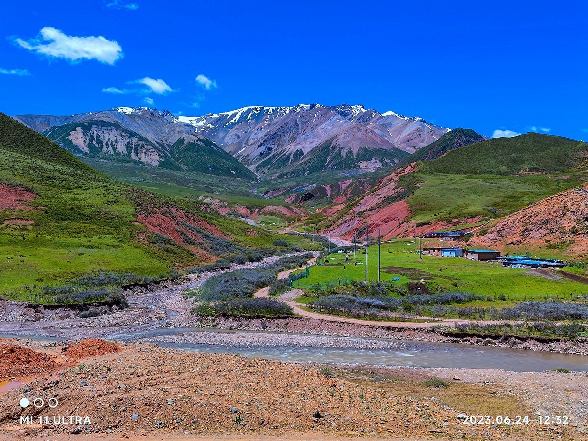 上海～成都～拉萨骑游随拍（86）尺犊镇途中视角
