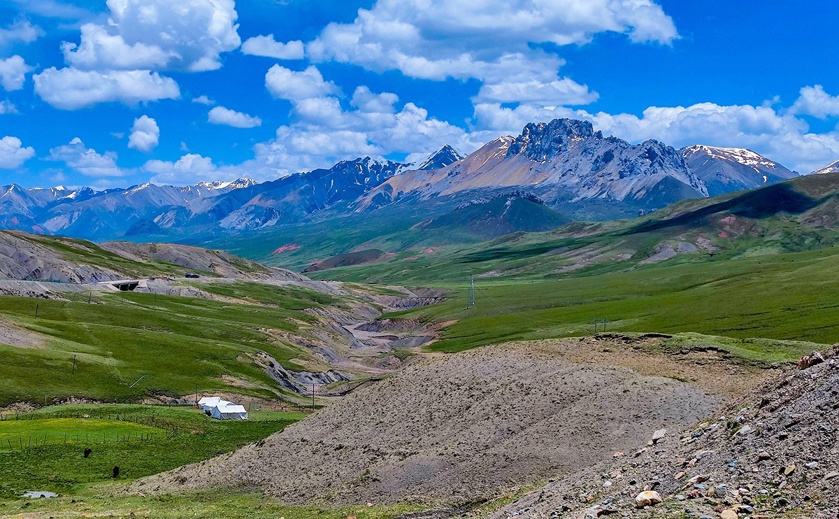 上海～成都～拉萨骑游随拍（86）尺犊镇途中视角