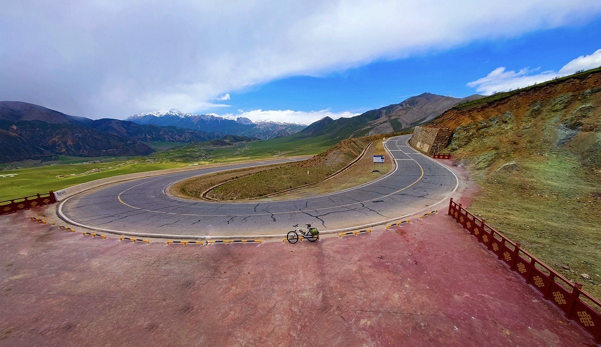 上海～成都～拉萨骑游随拍（86）尺犊镇途中视角