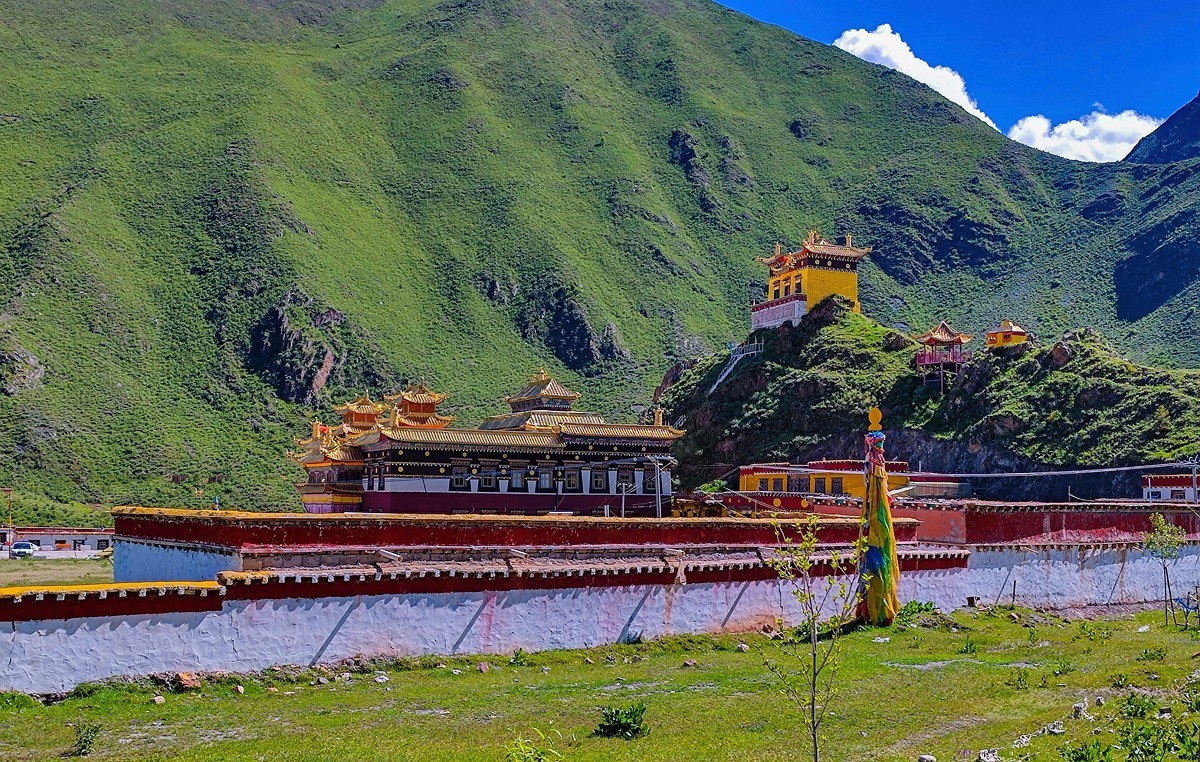 上海～成都～拉萨骑游随拍（86）尺犊镇途中视角