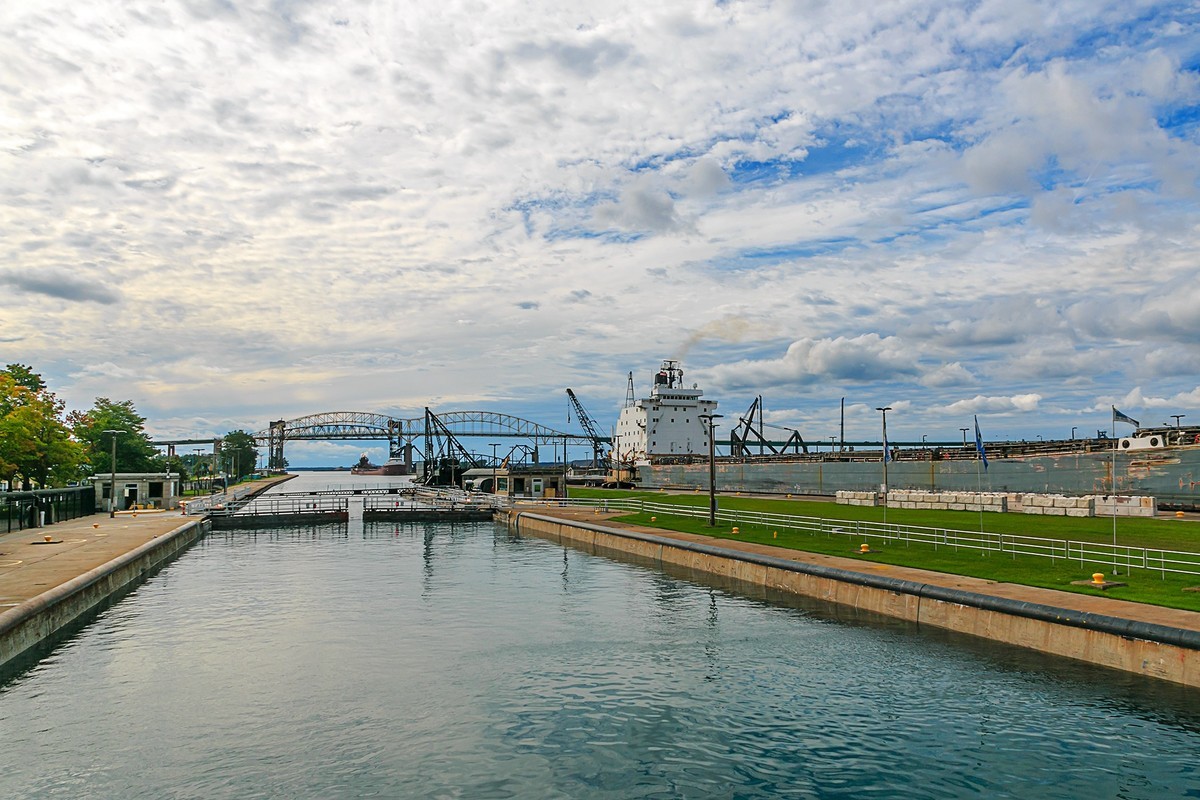 加拿大、美国游记（113）：（美）密歇根州 · 苏圣玛丽镇 · 边境游船