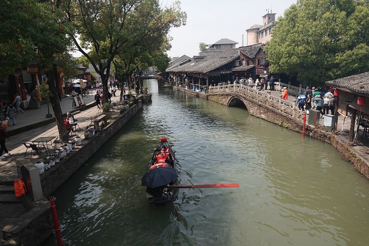 浙江绍兴安昌古镇游拍