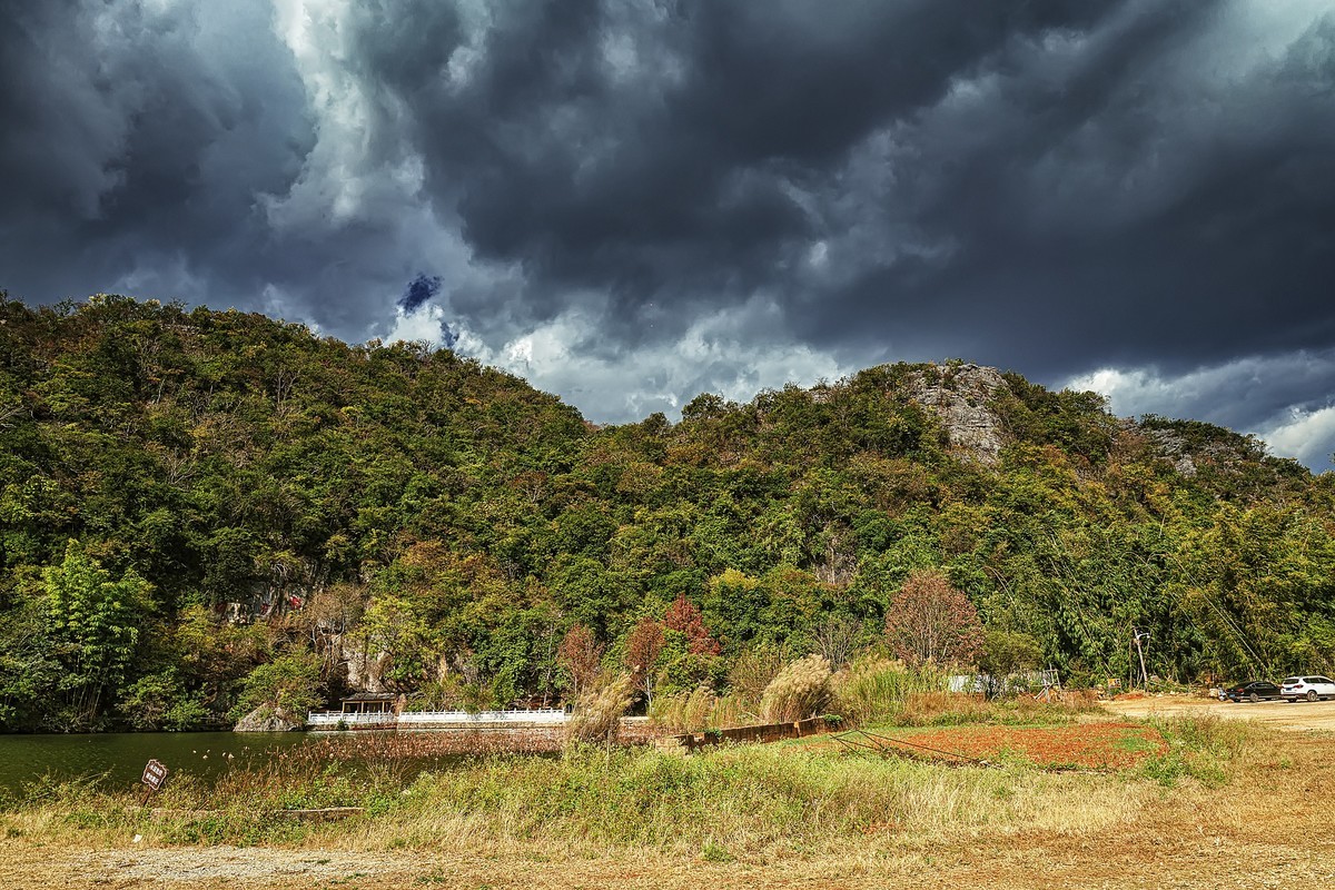普者黑的山水田园风光