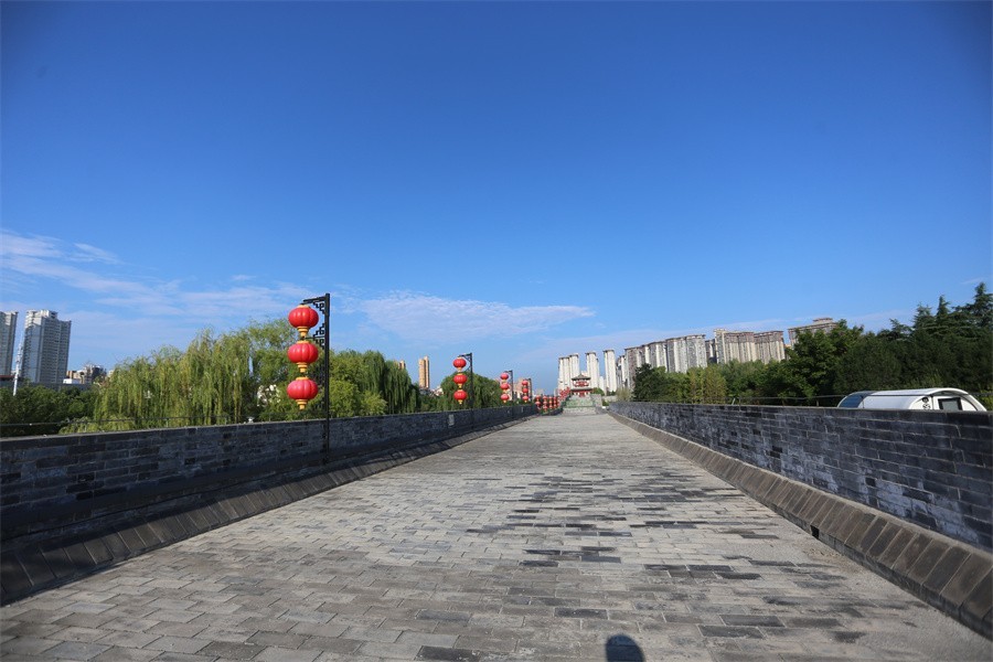 高温下的洛阳随唐城遗址植物园