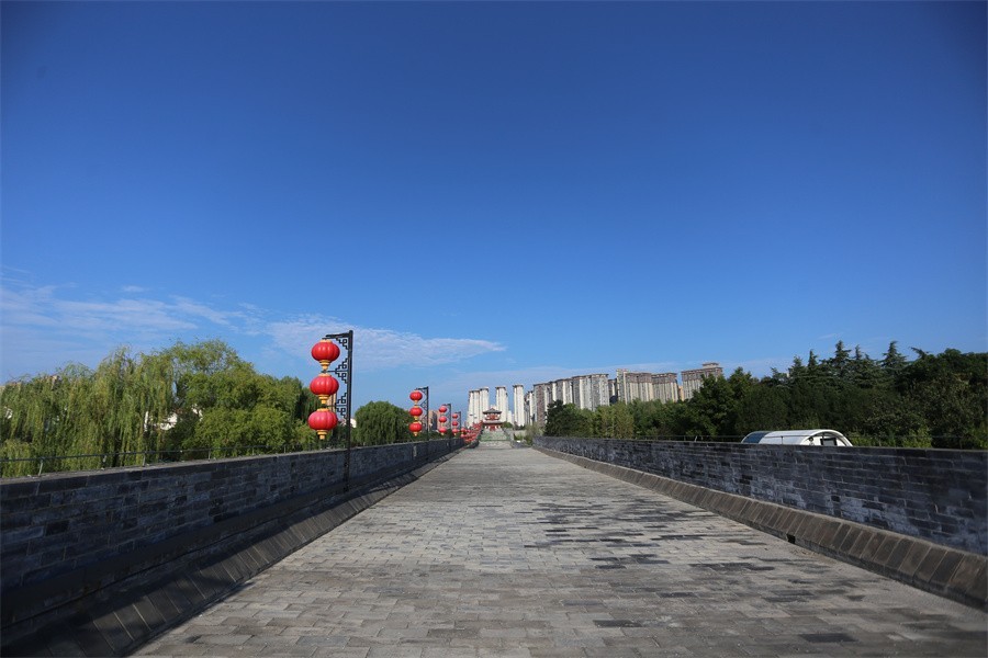高温下的洛阳随唐城遗址植物园