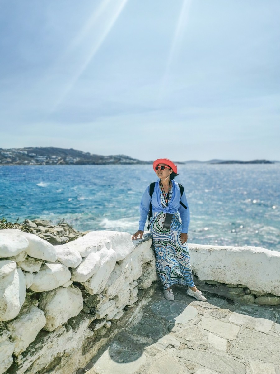 摄影“米岛”（Mykros）希腊