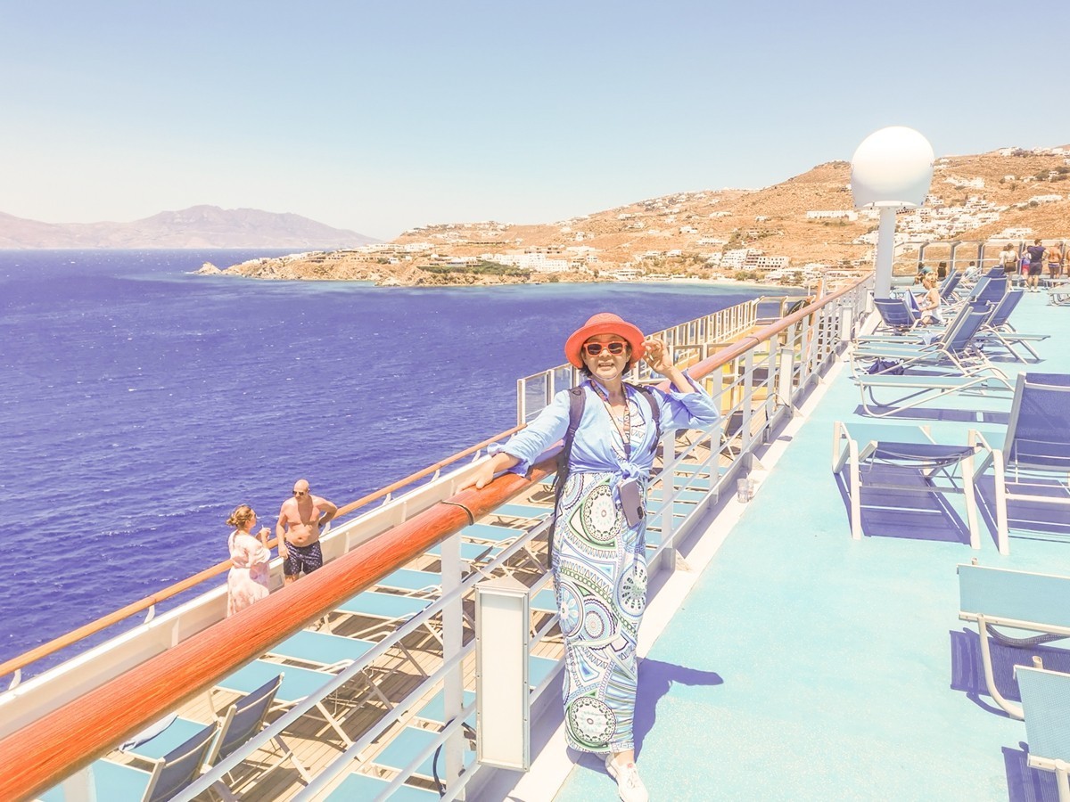 摄影“米岛”（Mykros）希腊