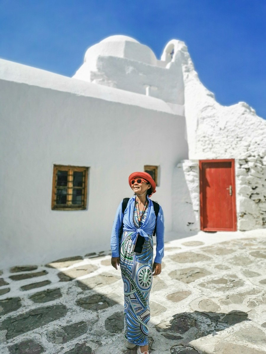 摄影“米岛”（Mykros）希腊