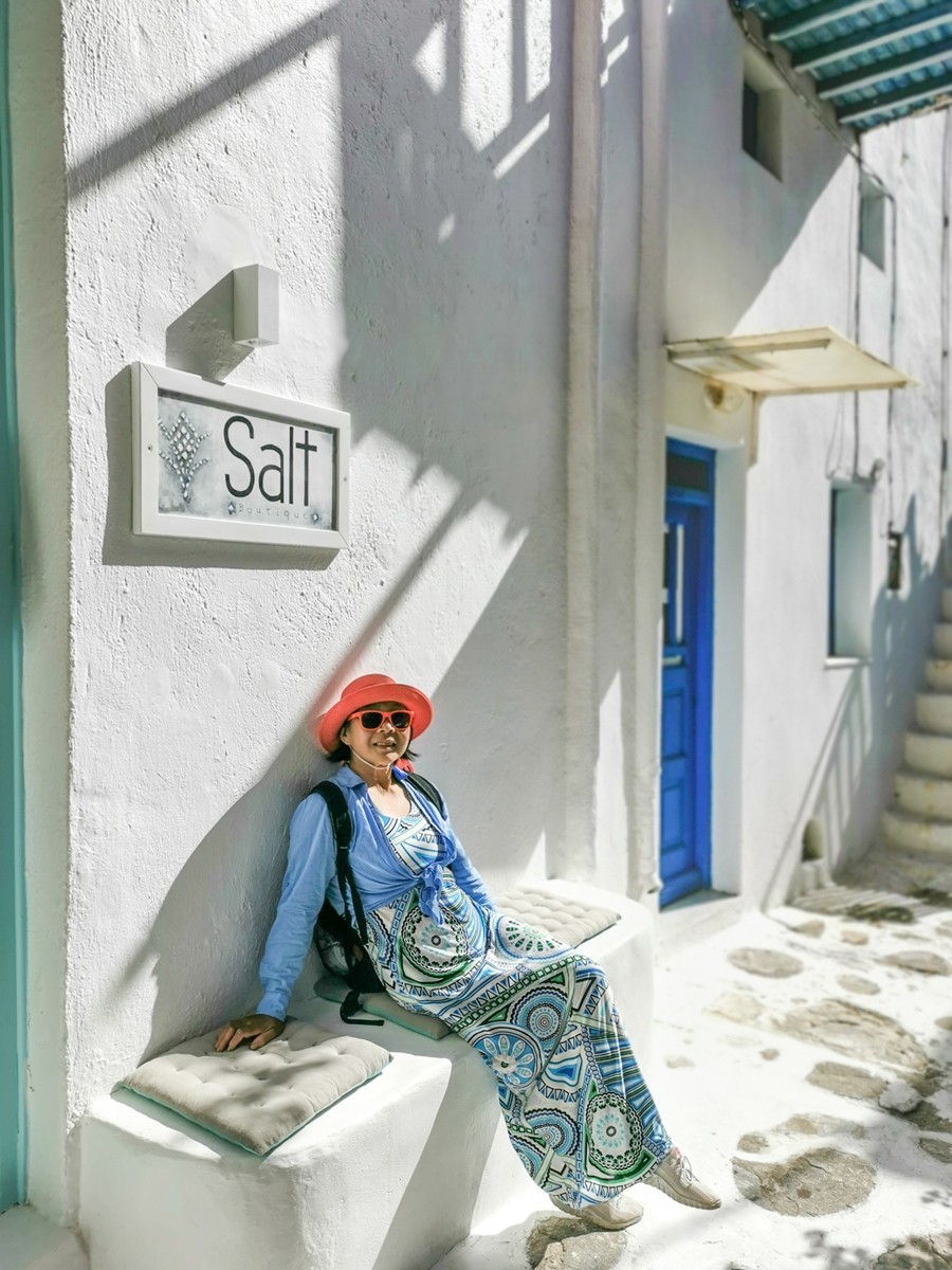 摄影“米岛”（Mykros）希腊