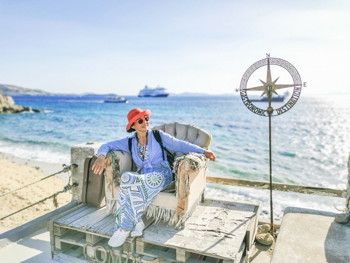 摄影“米岛”（Mykros）希腊