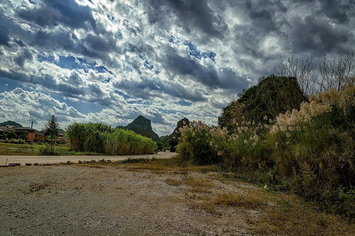 普者黑的山水田园风光