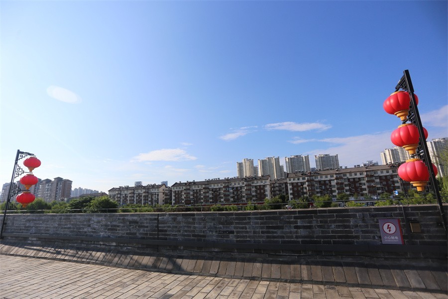 高温下的洛阳随唐城遗址植物园