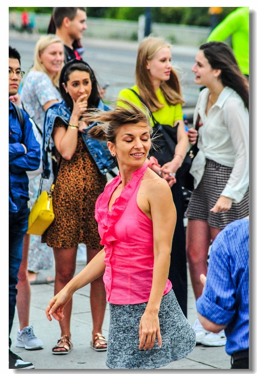 人在波兰老城（华沙）