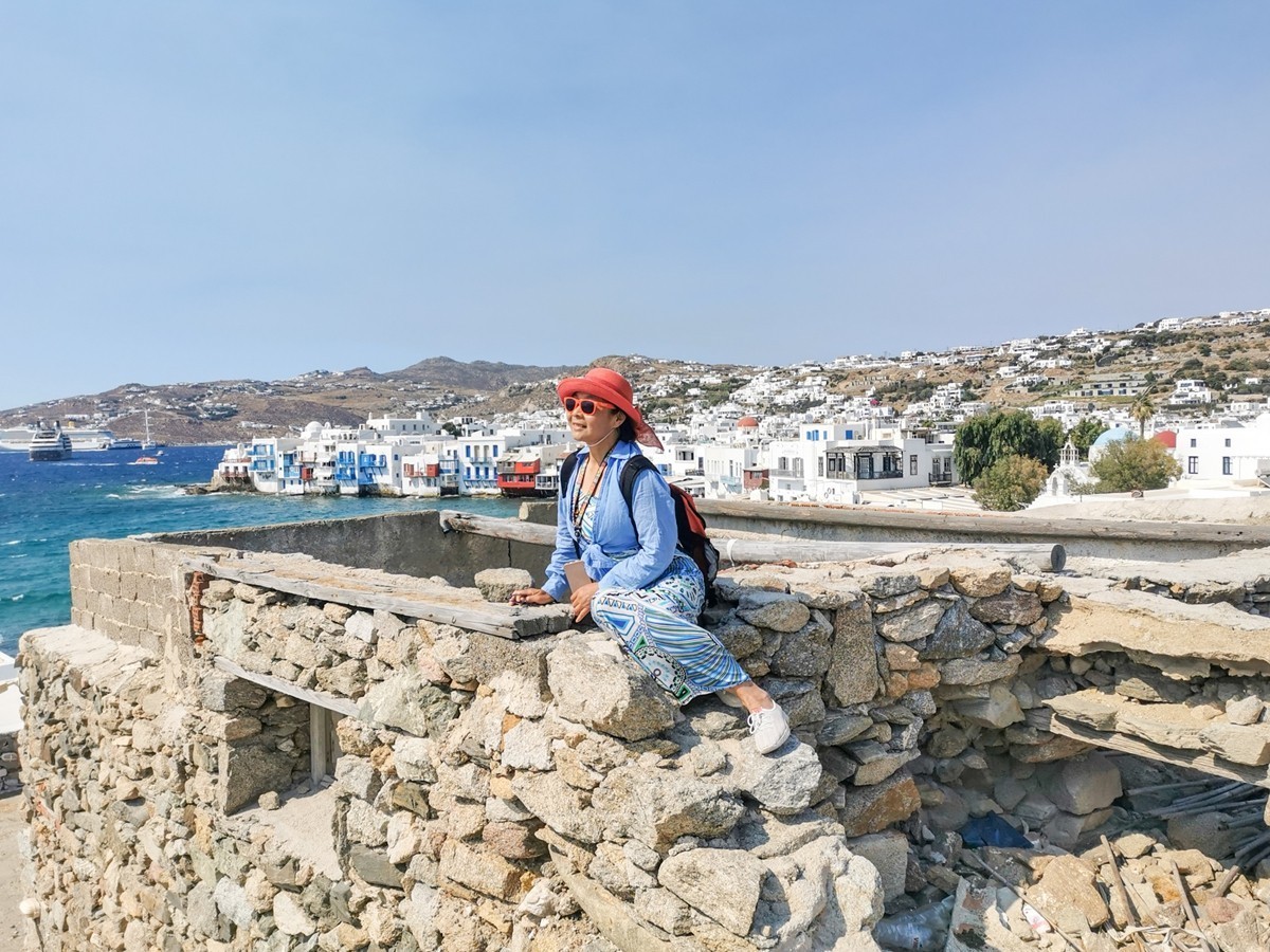 摄影“米岛”（Mykros）希腊