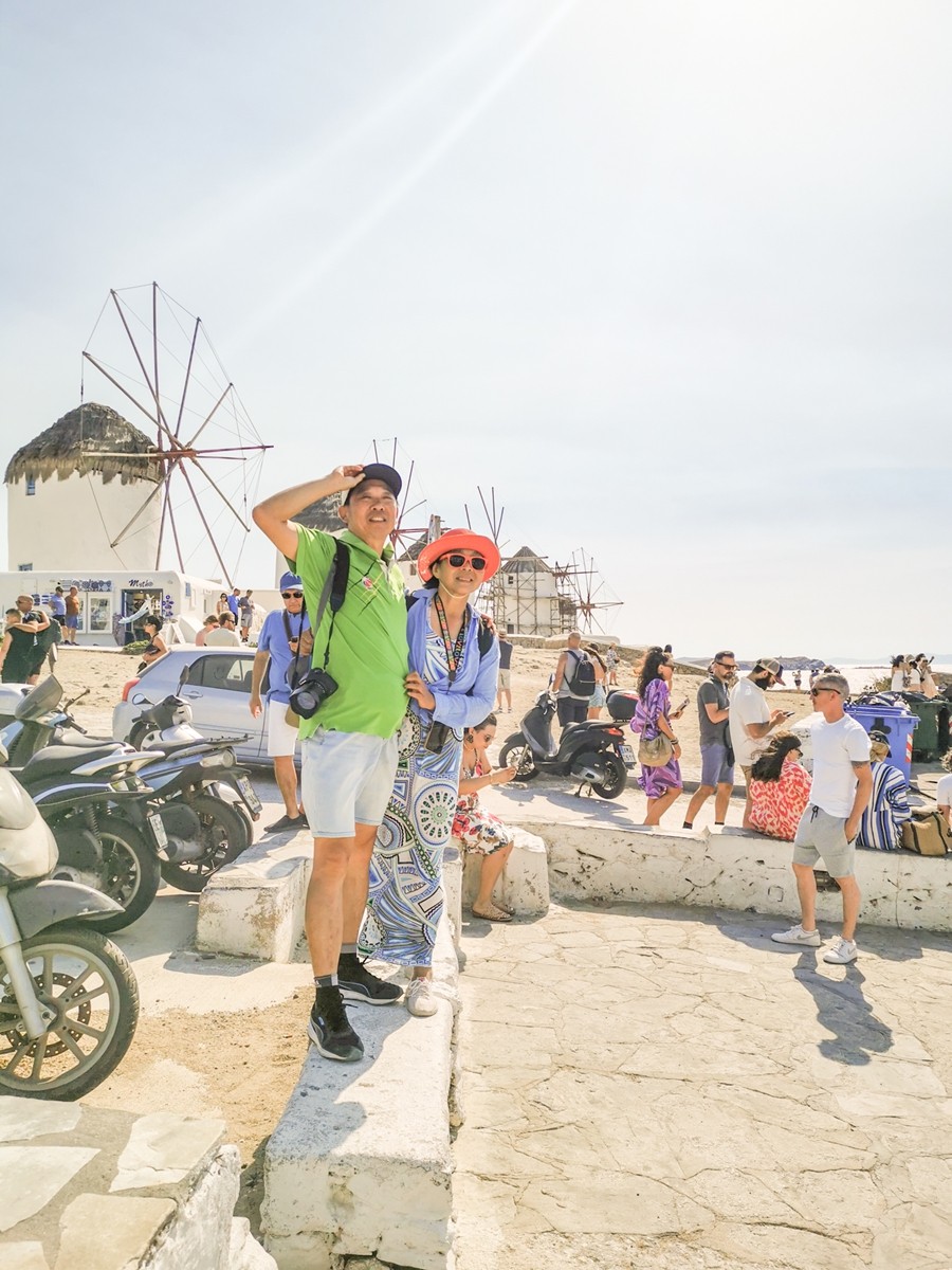 摄影“米岛”（Mykros）希腊