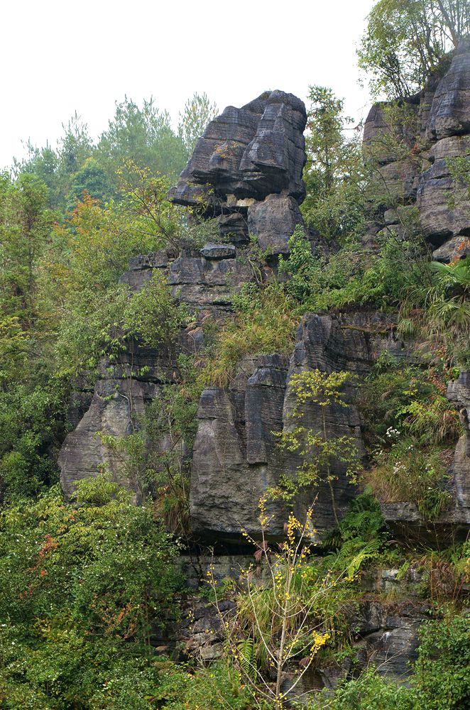 湖北恩施梭布亚石林