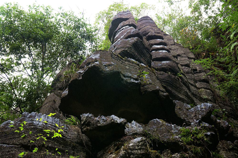 湖北恩施梭布亚石林