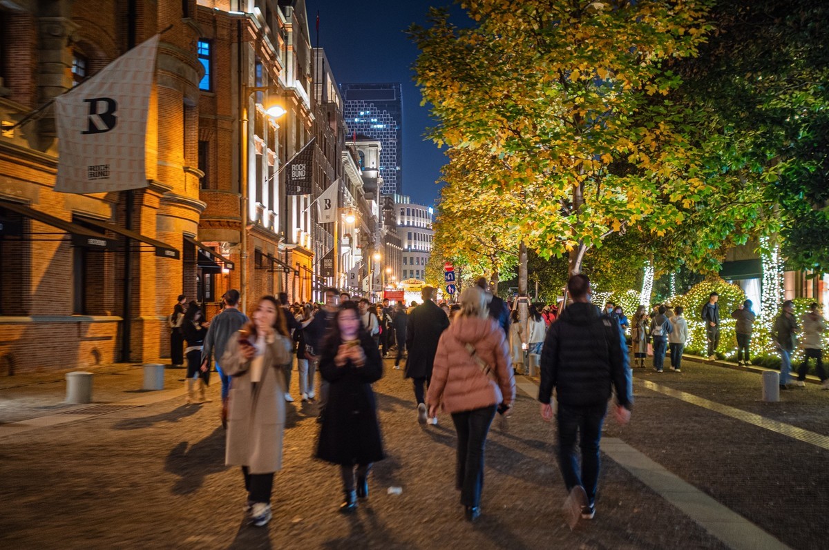 热闹非凡的外滩源