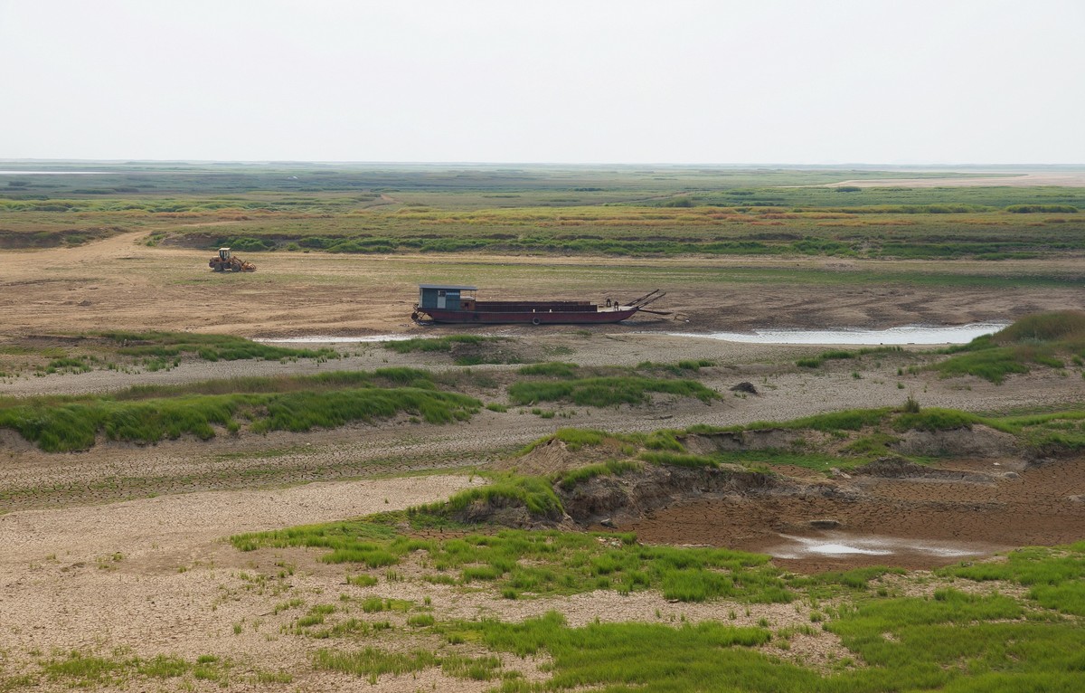 再探鄱阳湖旱情 (9·12 )
