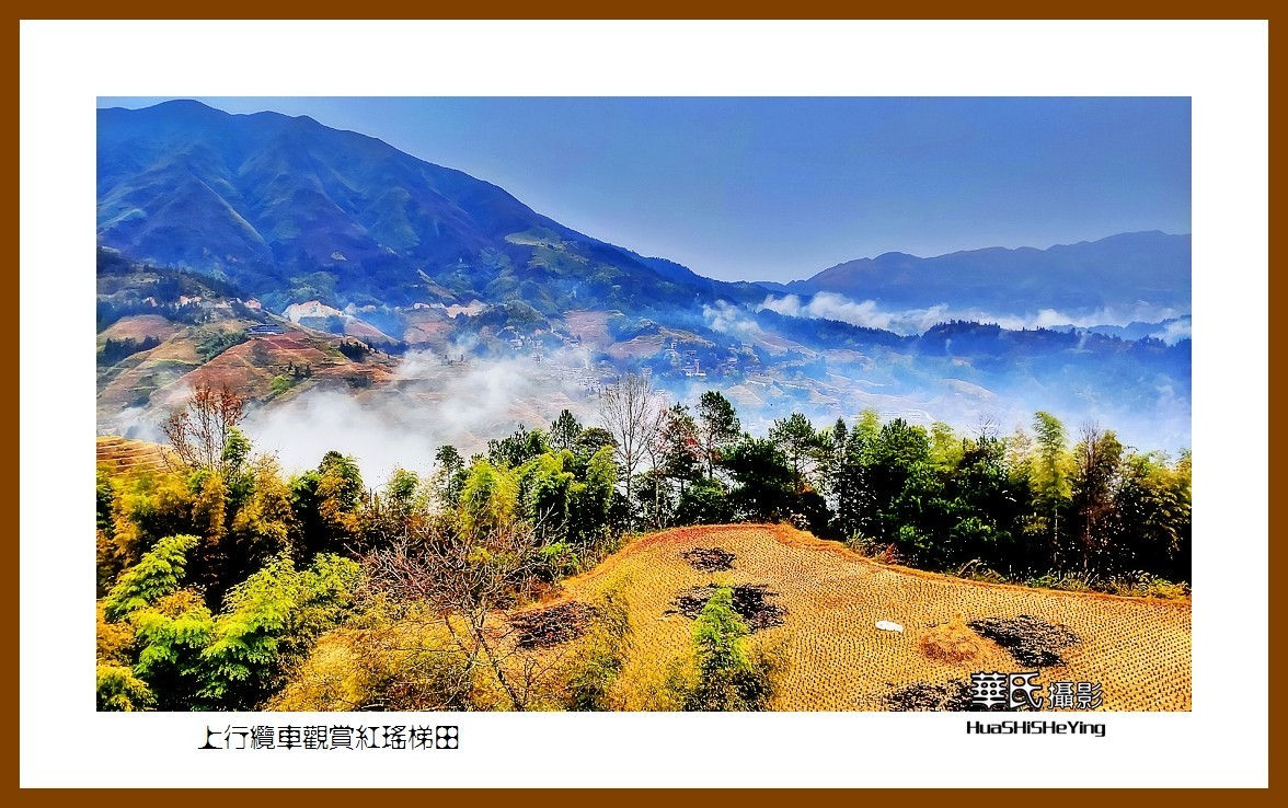 2021南行慢游广西041——上行缆车观赏红瑶梯田之二（桂林市龙胜县龙脊梯田）