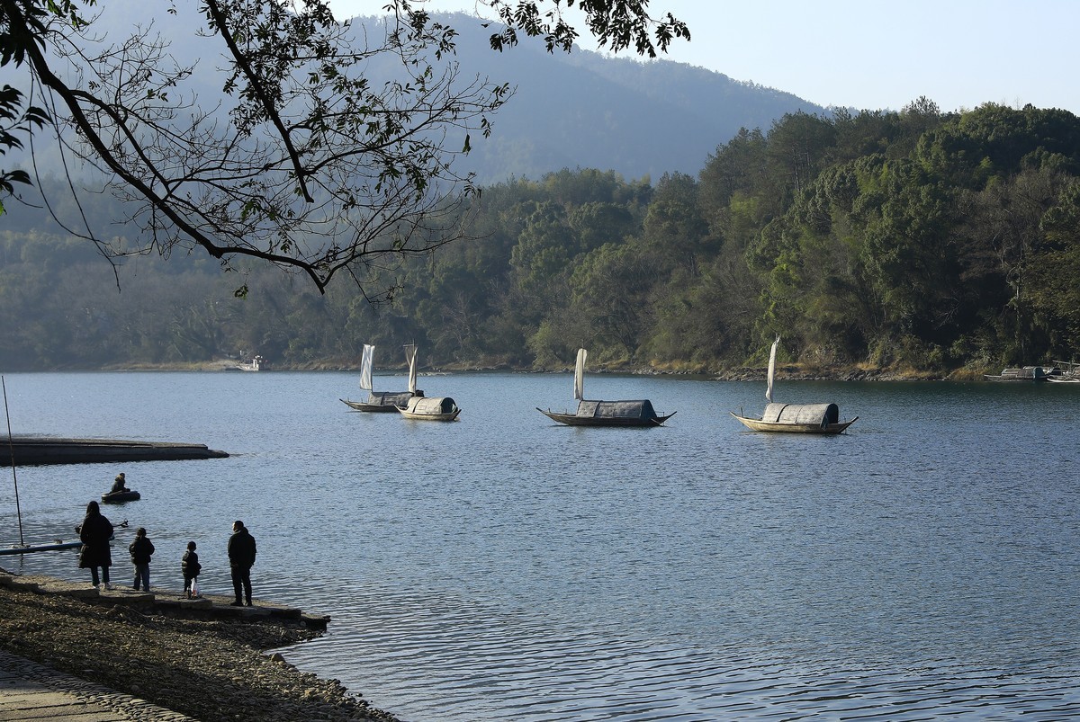 瓯江帆影--丽水古堰画乡风景区
