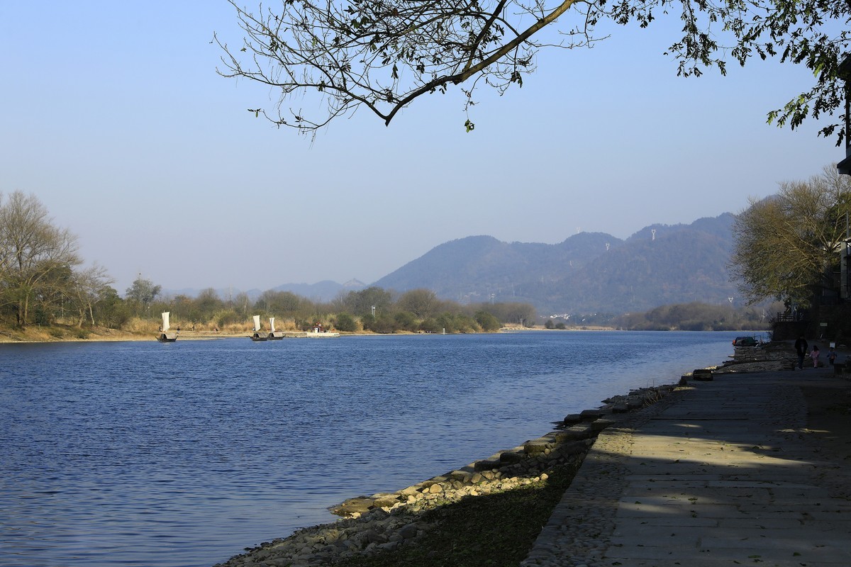 瓯江帆影--丽水古堰画乡风景区