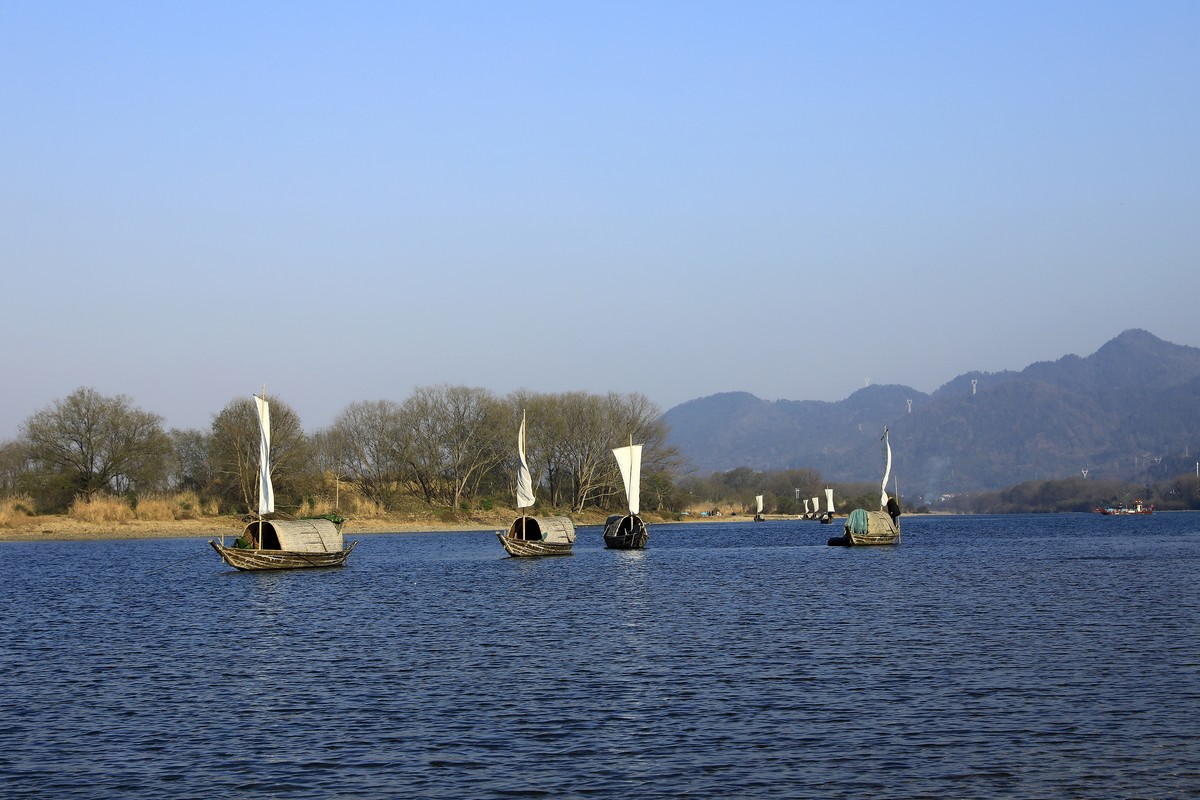 瓯江帆影--丽水古堰画乡风景区