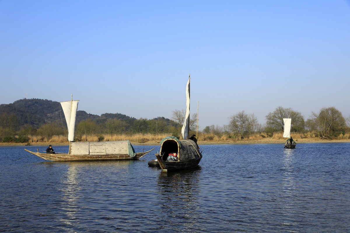瓯江帆影--丽水古堰画乡风景区