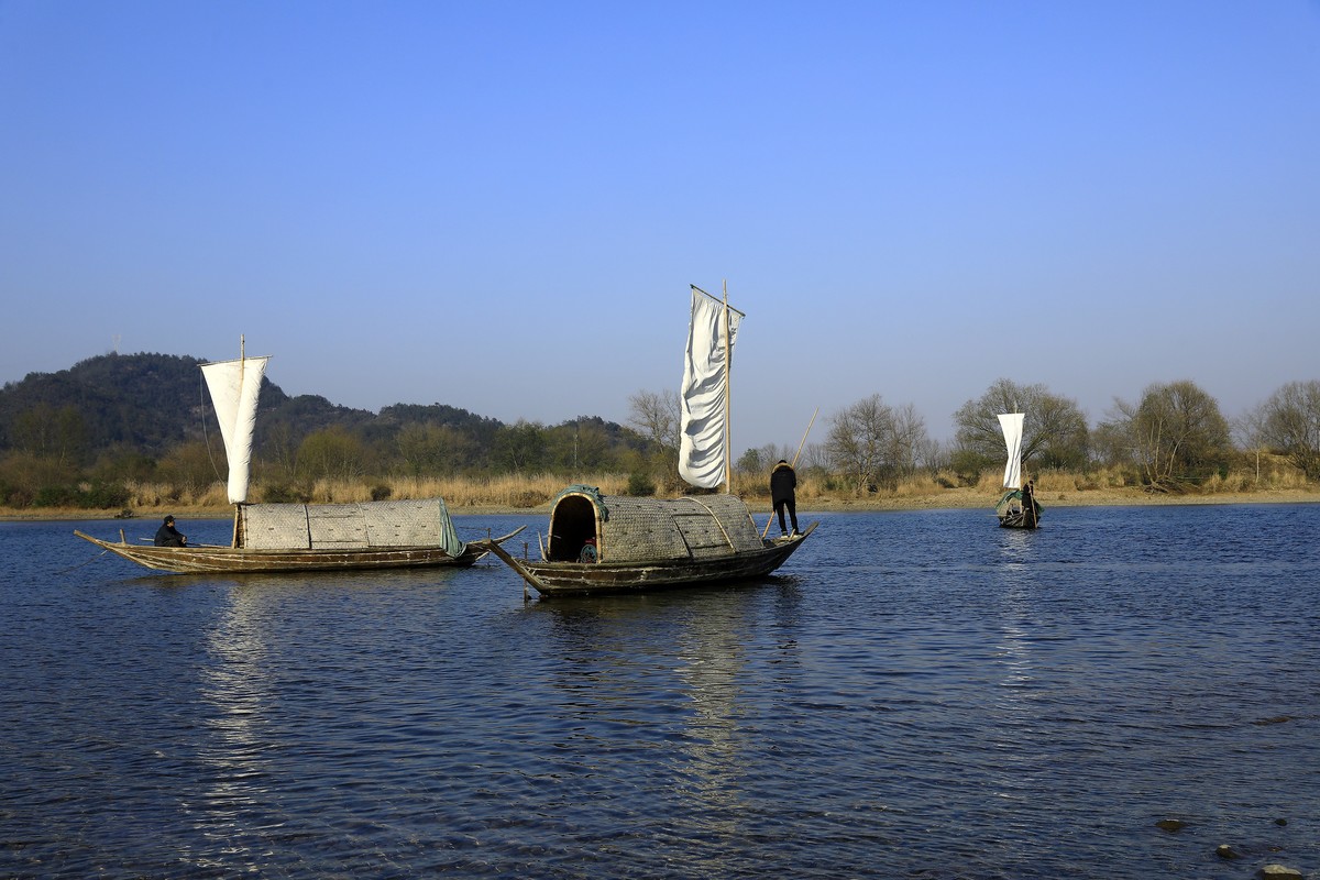瓯江帆影--丽水古堰画乡风景区