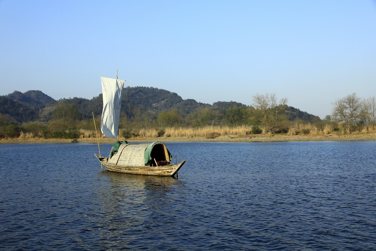 瓯江帆影--丽水古堰画乡风景区