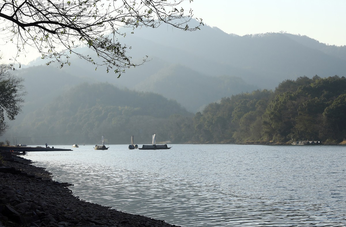 瓯江帆影--丽水古堰画乡风景区