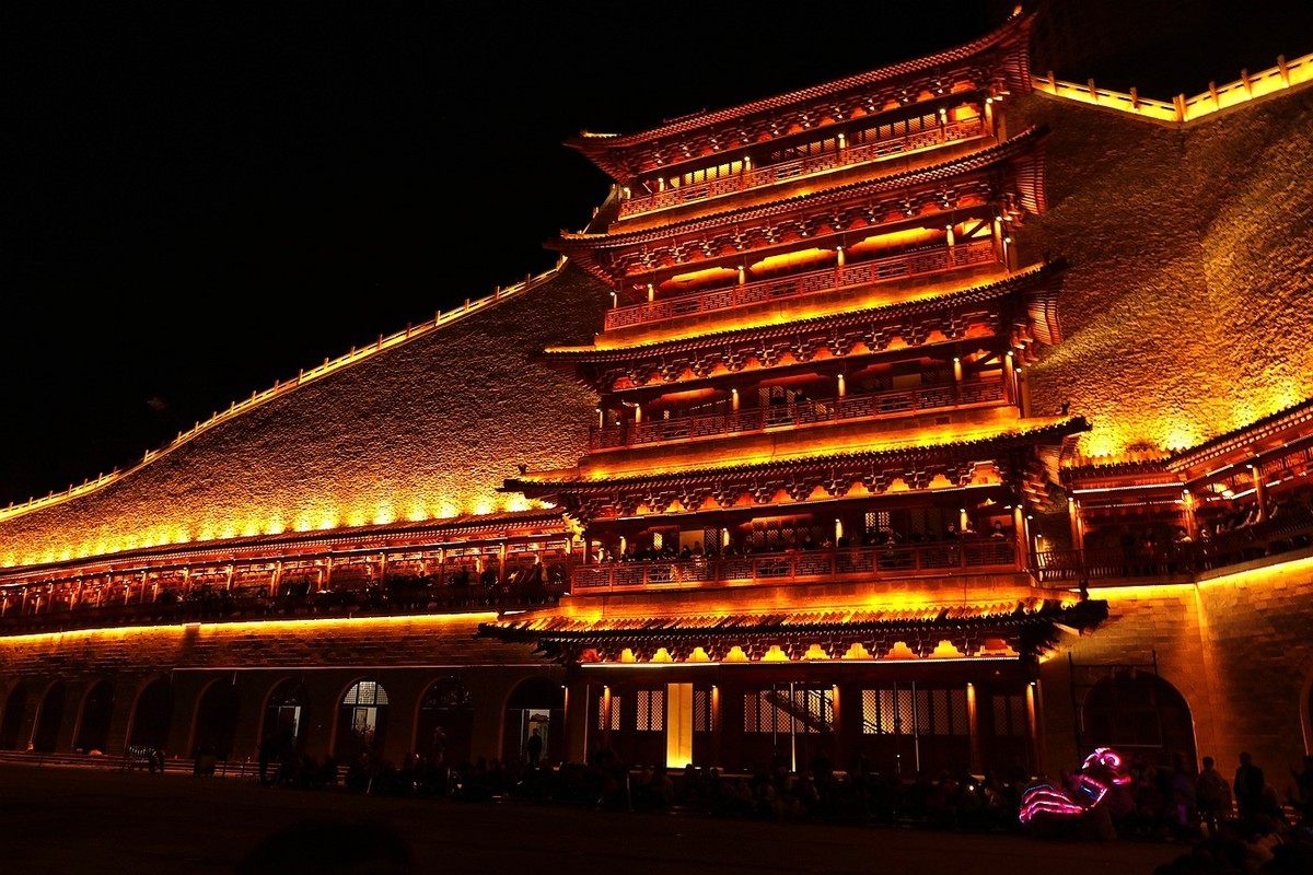 忻州古城之一古城夜景-中关村在线摄影论坛
