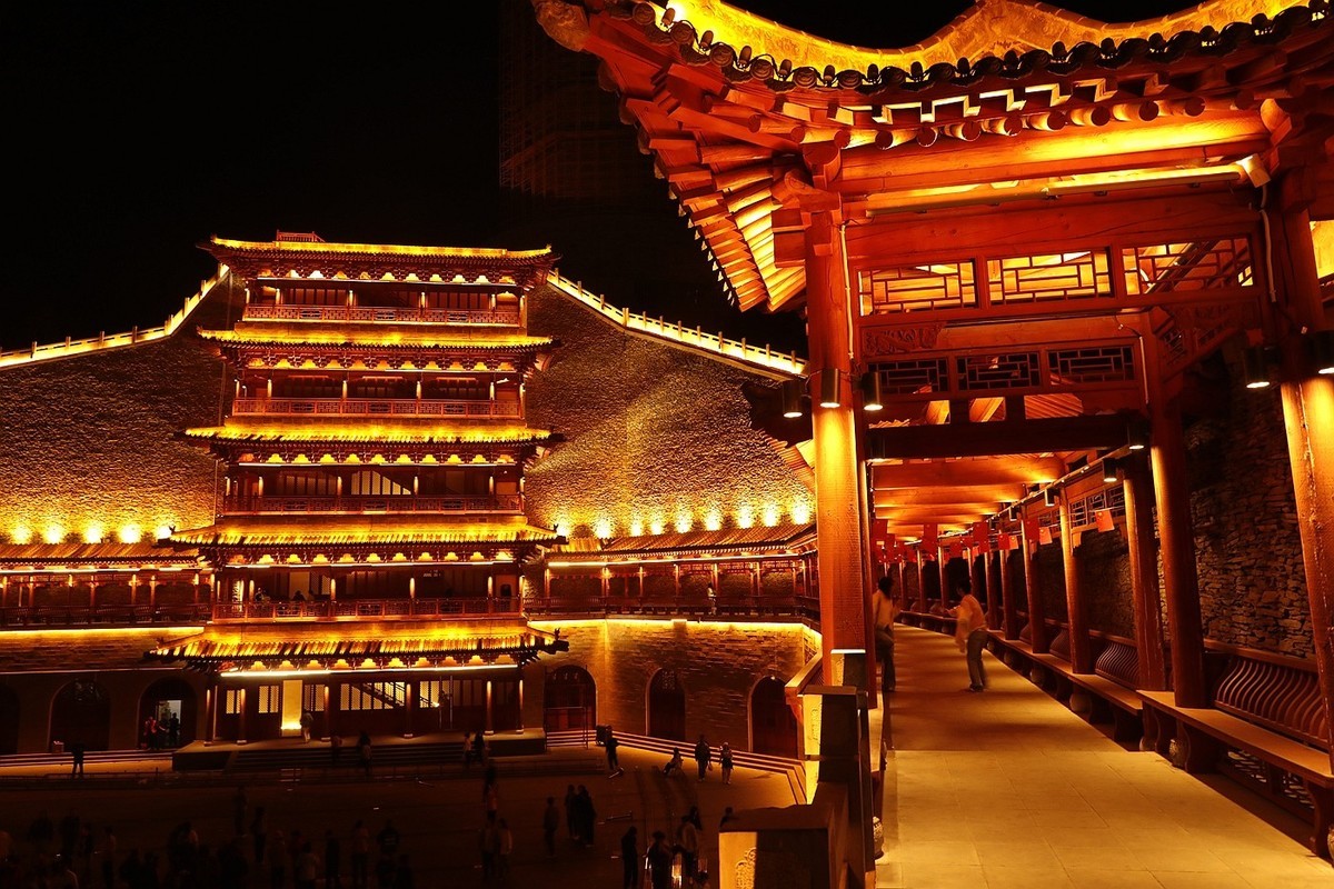 忻州古城之一古城夜景-中关村在线摄影论坛