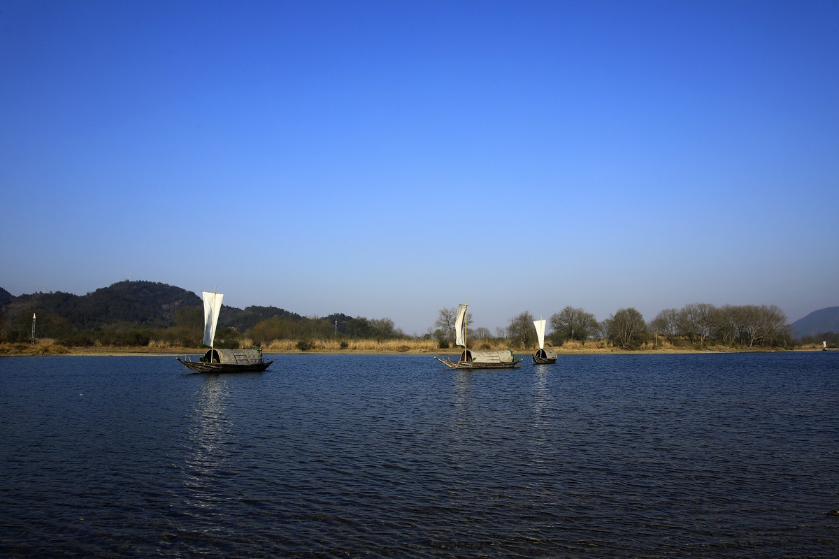 瓯江帆影--丽水古堰画乡风景区