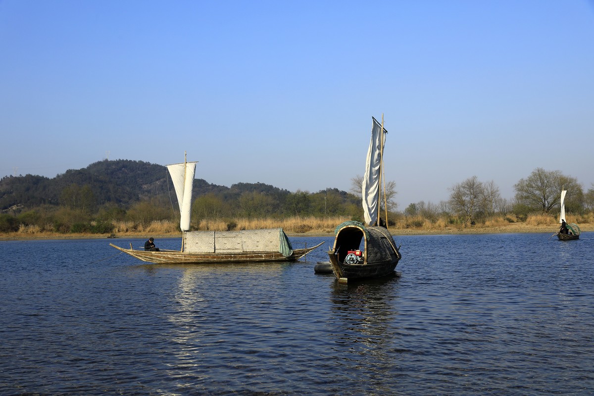 瓯江帆影--丽水古堰画乡风景区