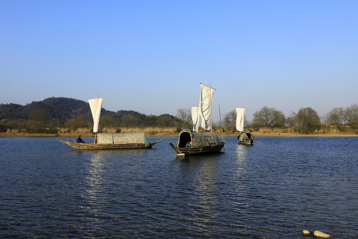 瓯江帆影--丽水古堰画乡风景区