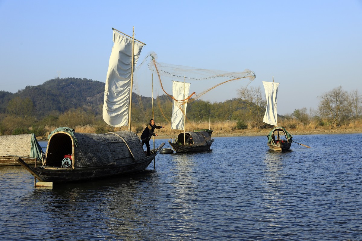 瓯江帆影--丽水古堰画乡风景区