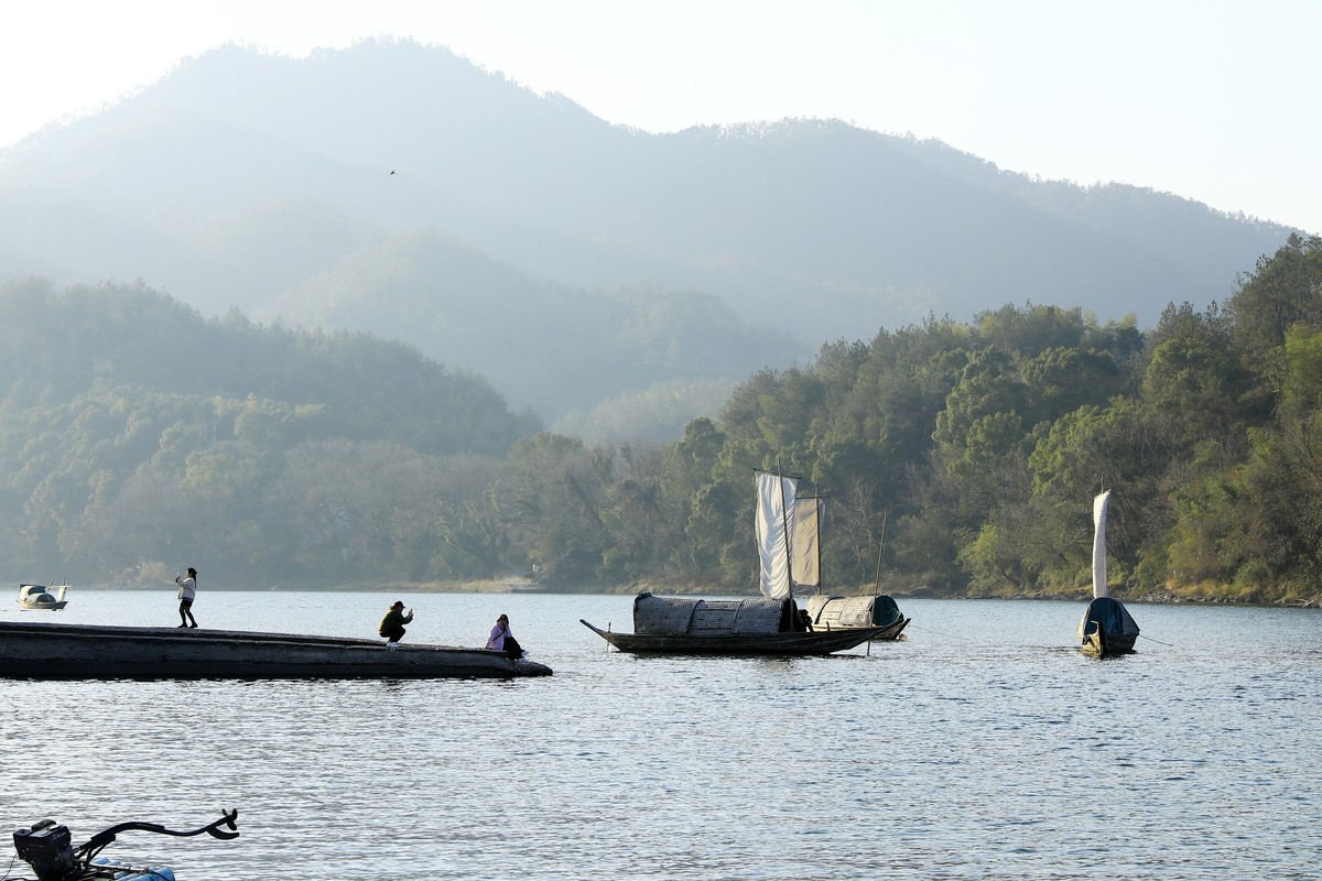 瓯江帆影--丽水古堰画乡风景区